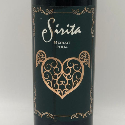 シリタ メルロー 2004 750ml 14.5% Sirita カリフォルニアワイン【K1】