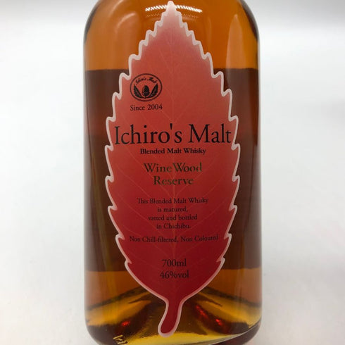 東京都限定◆ベンチャーウイスキー イチローズモルト ワインウッドリザーブ 700ml 46% Ichiro's Malt Wine Wood Reserve 【K1】