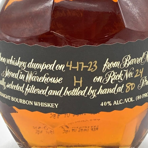 ブラントン シングルバレル ブラックラベル 2023 750ml 40% Blanton's SINGLE BARREL BLACK LABEL バーボン【J】