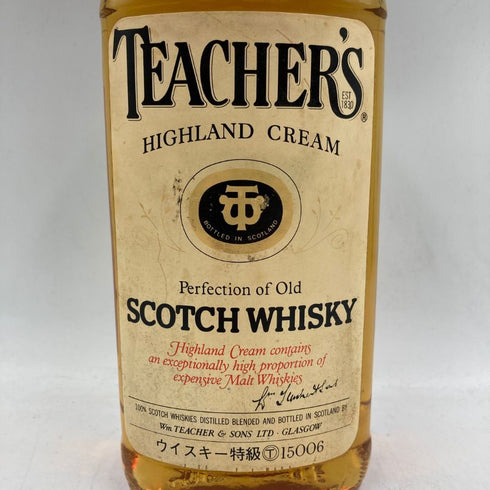 ティーチャーズ ハイランド クリーム 750ml 43% TEACHER’S HIGHLAND CREAM 【C1】