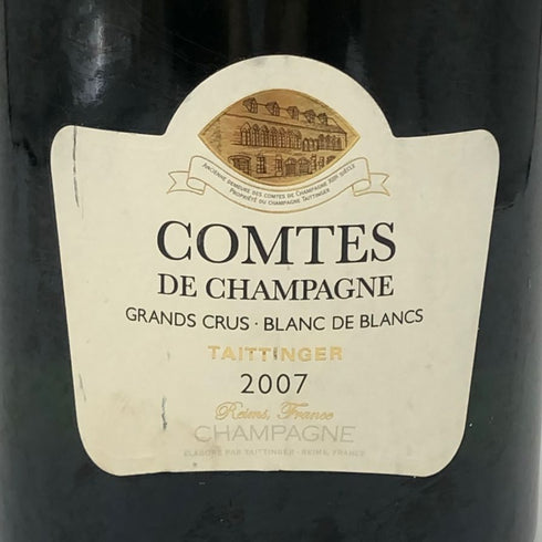 テタンジェ コント ド シャンパーニュ ブランドブラン 2007 750ml 12.5% TAITTINGER COMTES DE CHAMPAGNE BLANC DE BLANCS シャンパン【C1】