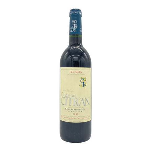 シャトー シトラン 2003 750ml 13% Chateau CITRAN ボルドーワイン【S】