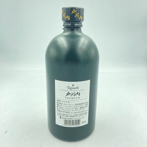 東京都限定◆戸河内 ブレンデッド プレミアム 700ml 40% TOGOUCHI【SKU】