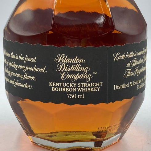 ブラントン シングルバレル ブラックラベル 2023 750ml 40% Blanton's SINGLE BARREL BLACK LABEL バーボン【G3】