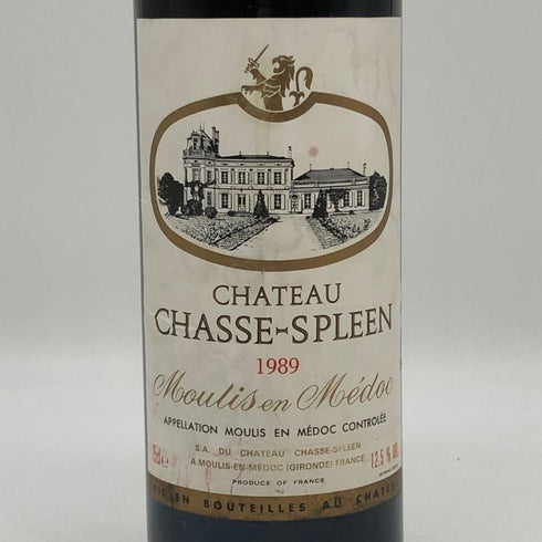 シャトー シャス スプリーン 1989 750ml 12.5% Chateau Chasse Spleen ボルドーワイン【M1】