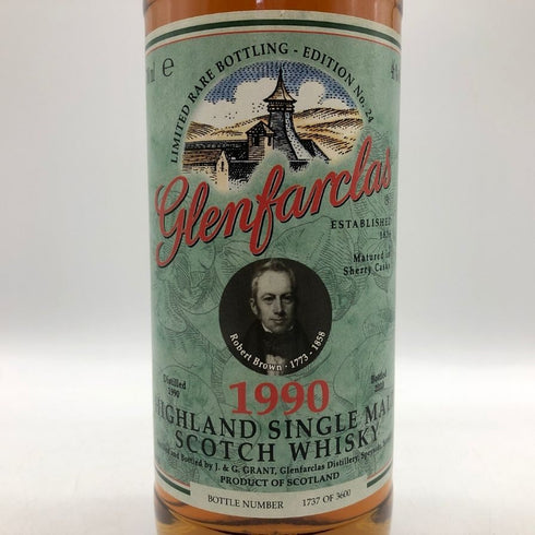 グレンファークラス 29年 1990-2020 シェリー ドイツ向け 偉人ラベル 700ml 46% glenfarclas スコッチウイスキー【U0】