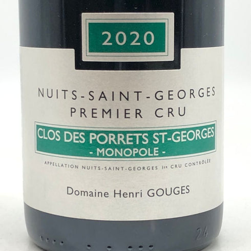 ドメーヌ アンリ グージュ ニュイ サン ジョルジュ プルミエ クリュ 2020 クロ デ ポレ サン ジョルジュ 750ml 15% DOMAINE HENRI GOUGES ブルゴーニュワイン【I0】