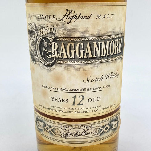 クラガンモア 12年 700ml 40% CRAGGANMORE 【N4】