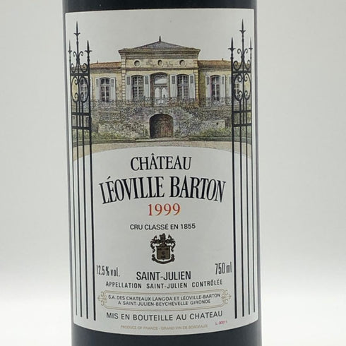 シャトー レオヴィル バルトン 1999 750ml 12.5% Château Léoville Barton ボルドーワイン【I3】