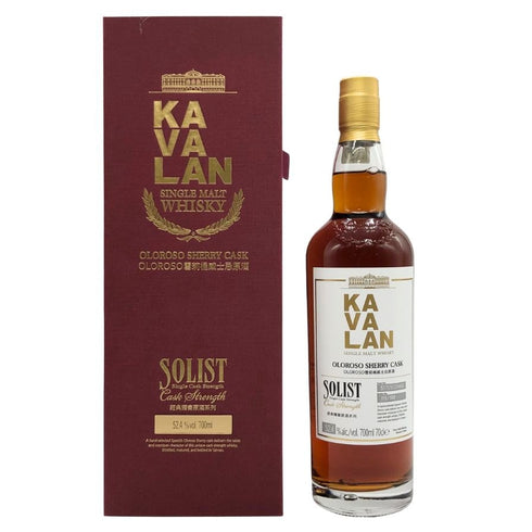 カバラン ソリスト オロロソシェリーカスク シングルモルトウイスキー カスクストレングス 700ml 52.4% Kavalan Solist ウイスキー【N4】