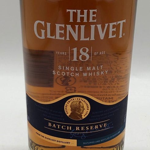 グレンリベット 18年 バッチリザーブ 700ml 40% GLENLIVET スコッチウイスキー【J0】