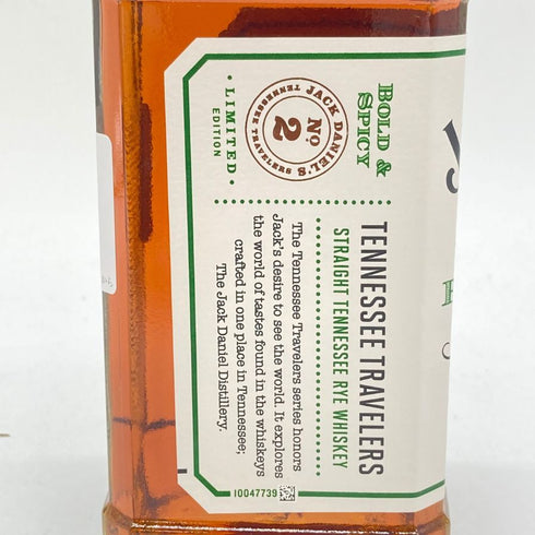 ジャックダニエル テネシートラベラーズ ボールド&スパイシー No.2 500ml 53.5% JACK DANIERL'S TENNESSEE TRAVELERS BOLD SPICY 【P】