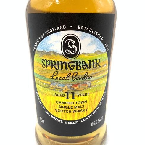 スプリングバンク ローカルバーレイ 11年 2011-2022 国内870本限定 700ml 55.1% SPRINGBAMK 【H3】
