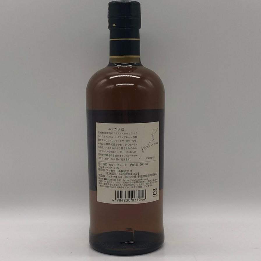 ニッカ DATE モルトウイスキー 700ml 43% 東京都限定◇ニッカ 伊達 ブレンデッド ウイスキー 700ml 43% NIKKA