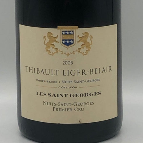 ティボー リジェ ベレール ニュイサンジョルジュ プルミエクリュ レ サン ジョルジュ 2006 750ml 13.5% THIBAULT LIGER-BELAIR ブルゴーニュワイン【X1】