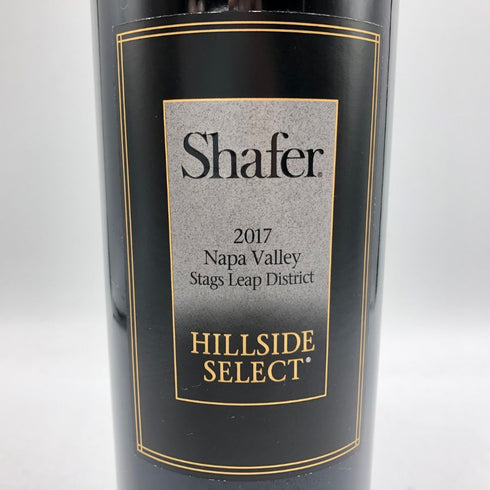 ヒルシェーファー サイド セレクト 2017年 750ml 15.5% カリフォルニア ナパヴァレー 赤ワイン SHAFER HILLSIDE SELECT カリフォルニアワイン【O2】