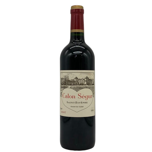シャトー カロン セギュール 2007 750ml 12.5% Chateau Calon Segur ボルドーワイン【A4】
