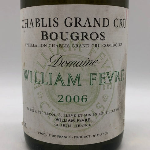 ドメーヌ ウィリアム フェーヴル シャブリ グラン クリュ ブーグロ 2006 750ml 13% Domaine William Fevre Chablis Grand Cru Bougros 白ワイン【D0】