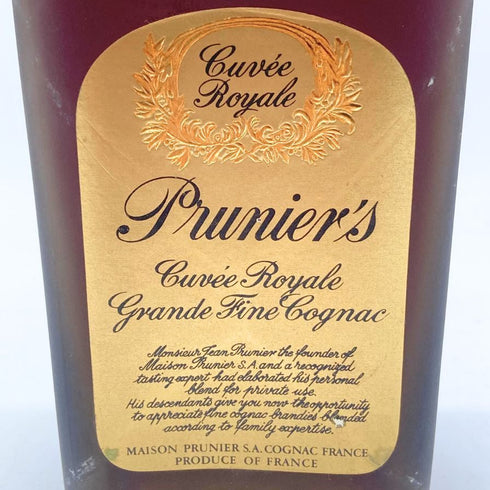 メゾン プルミエ ロイヤル キュヴェ 700ml 40% MAISON PRUNIER Cuvee Royale 【Q】