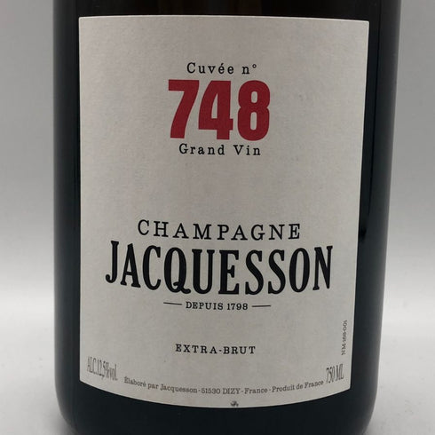 ジャクソン キュヴェ 748 エクストラブリュット 750ml 12.5% JACQUESSON シャンパン【B1】