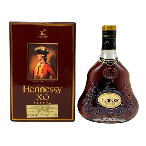 ヘネシーXO クリアボトル 金キャップ 350ml Hennessy コニャック【W1】