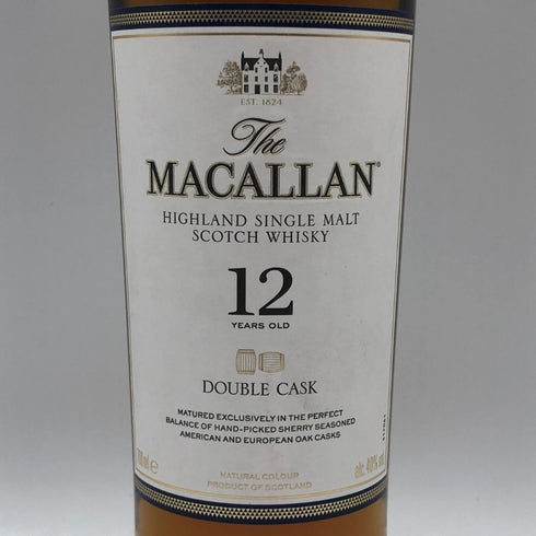 ザ マッカラン 12年 ダブルカスク 700ml 40% The MACALLAN 箱付 スコッチウイスキー【Y0】