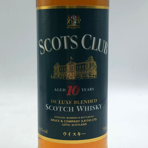 スコッツクラブ 10年 デラックス ブレンデッド 750ml 43% SCOTS CLUB スコッチウイスキー【N1】