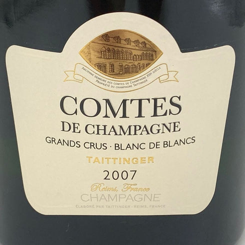 テタンジェ コント ド シャンパーニュ ブランドブラン 2007 750ml 12.5% TAITTINGER COMTES DE CHAMPAGNE BLANC DE BLANCS シャンパン【K1】