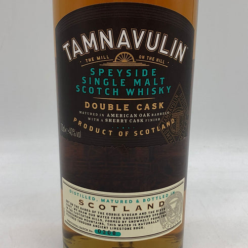 タムナヴーリン スペイサイド シングルモルト ダブルカスク エディション 700ml 40% TAMNAVULIN スコッチウイスキー【U0】