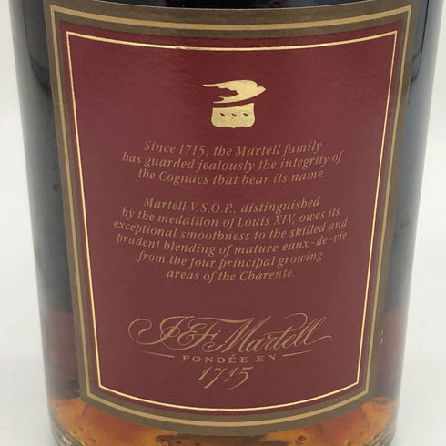 マーテル メダイヨン VSOP クリアボトル 1000ml 40% MARTELL MEDAILLON コニャック【I1】