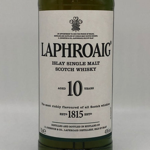 ラフロイグ 10年 シングルモルト スコッチウイスキー 750ml 43% LAPRHROAIG スコッチウイスキー【Y1】