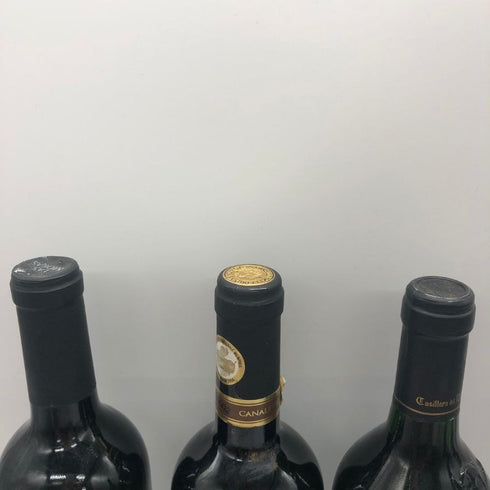 赤ワイン まとめ【5本セット】 LASMORAS 750ml 13.5% MONASTERIO DE SANTA ANA 750ml 13.5% CANALETTO 750ml 13% CONCHA y TORO 750ml 13% 赤ワイン【7-2】