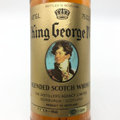 キング ジョージ 4世 特級 760ml 43% King George IV スコッチウイスキー【K2】