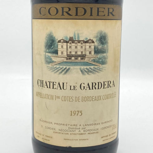コーディア シャトー ル ガルドラ 1995 750ml 14% CORDIER ボルドーワイン【C】