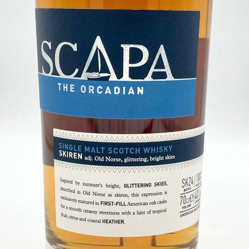 スキャパ オルカディアン スキレン 700ml 40% SCAPA スコッチウイスキー【L4】