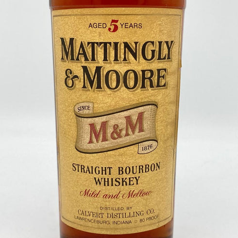 マッティングリー&ムーア 5年 ウイスキー 特級 760ml 43% MATTINGLY & MOORE スコッチウイスキー【F】