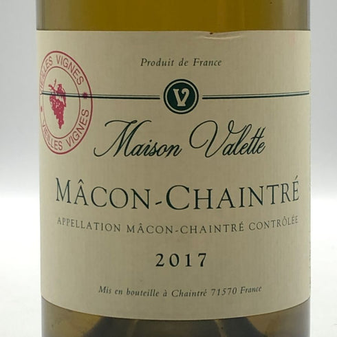 メゾン ヴァレット マコン シャントレ 2017 750ml 14.5% Maison Valette 白ワイン【D2】