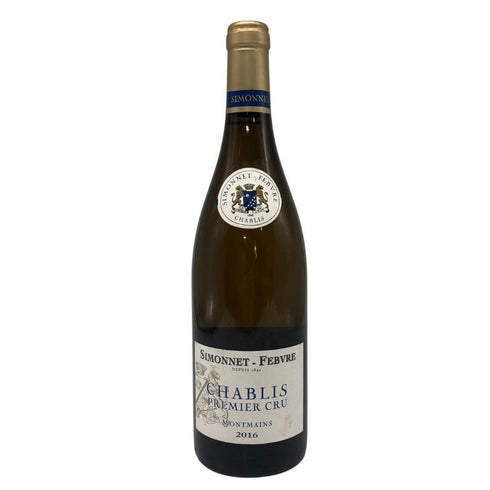シモネ フェブル シャブリ プルミエ クリュ モンマン 2016 750ml 13% SIMONNET FEBVRE CHABLIS Premier Cru MONTMAINS ブルゴーニュワイン【J】