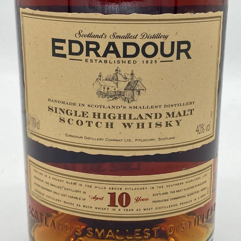 エドラダワー 10年 ハイランド シングルモルト 700ml 43% EDRADOUR スコッチウイスキー【O2】