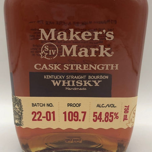 メーカーズマーク カスクストレングス バッチ 22-01 750ml 54.85% Maker’s Mark バーボン【S0】
