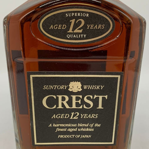 東京都限定◆サントリー クレスト 12年 旧ボトル 750ml 43% SUNTORY 【L】