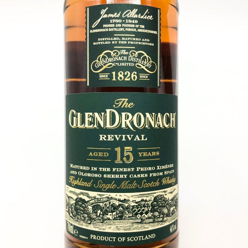 グレンドロナック 15年 リバイバル 46% 700ml GLENDRONACH スコッチウイスキー【Q】