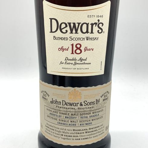 デュワーズ 18年 ダブル エイジ ウイスキー 750ml 40% Dewar's Double Age スコッチウイスキー【J4】