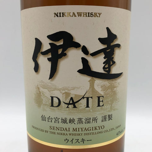 東京都限定◆ニッカ 伊達 ブレンデッド ウイスキー 700ml 43% NIKKA DATE 【D0】