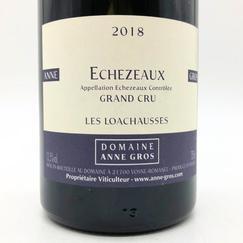 ドメーヌ アンヌ グロ エシェゾー グランクリュ レ ロアショース 2018 13.5% 750ml Anne Gros Echezeaux Les Loachausses Grand Cru ブルゴーニュワイン【M4】