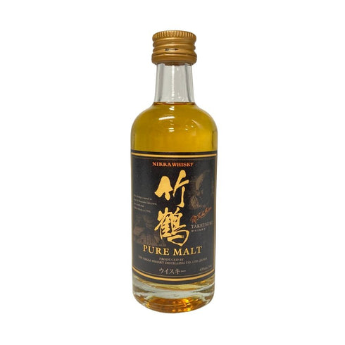 東京都限定◆ニッカ 竹鶴 NV 黒ラベル ピュアモルト 50ml 43% NIKKA 【O4】