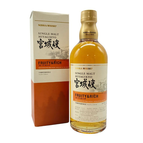 東京都限定◆ニッカ 宮城峡 シングルモルト フルーティ&リッチ 500ml 55% NIKKA FRUITY&RICH 【G4】