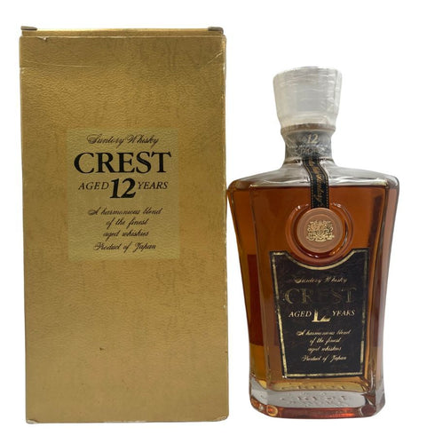 東京都限定◆サントリー クレスト 12年 向獅子マーク 700ml 43% SUNTORY 【J】