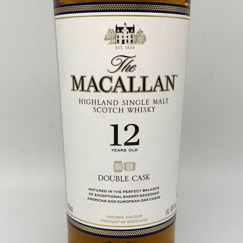 ザ マッカラン 12年 ダブルカスク 700ml 40% The MACALLAN 箱付 スコッチウイスキー【O】