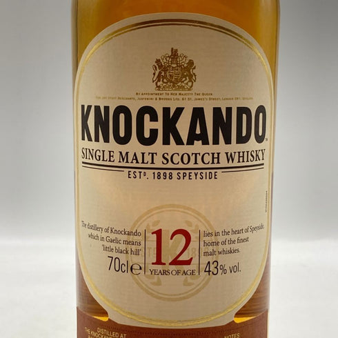 ノッカンドゥ 12年 シングルモルト 700ml 43% KNOCKANDO スコッチウイスキー【C1】